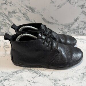 VivoBarefoot Women EU39 Gobi III Boot Chukka Black Leather Barefoot Shoes